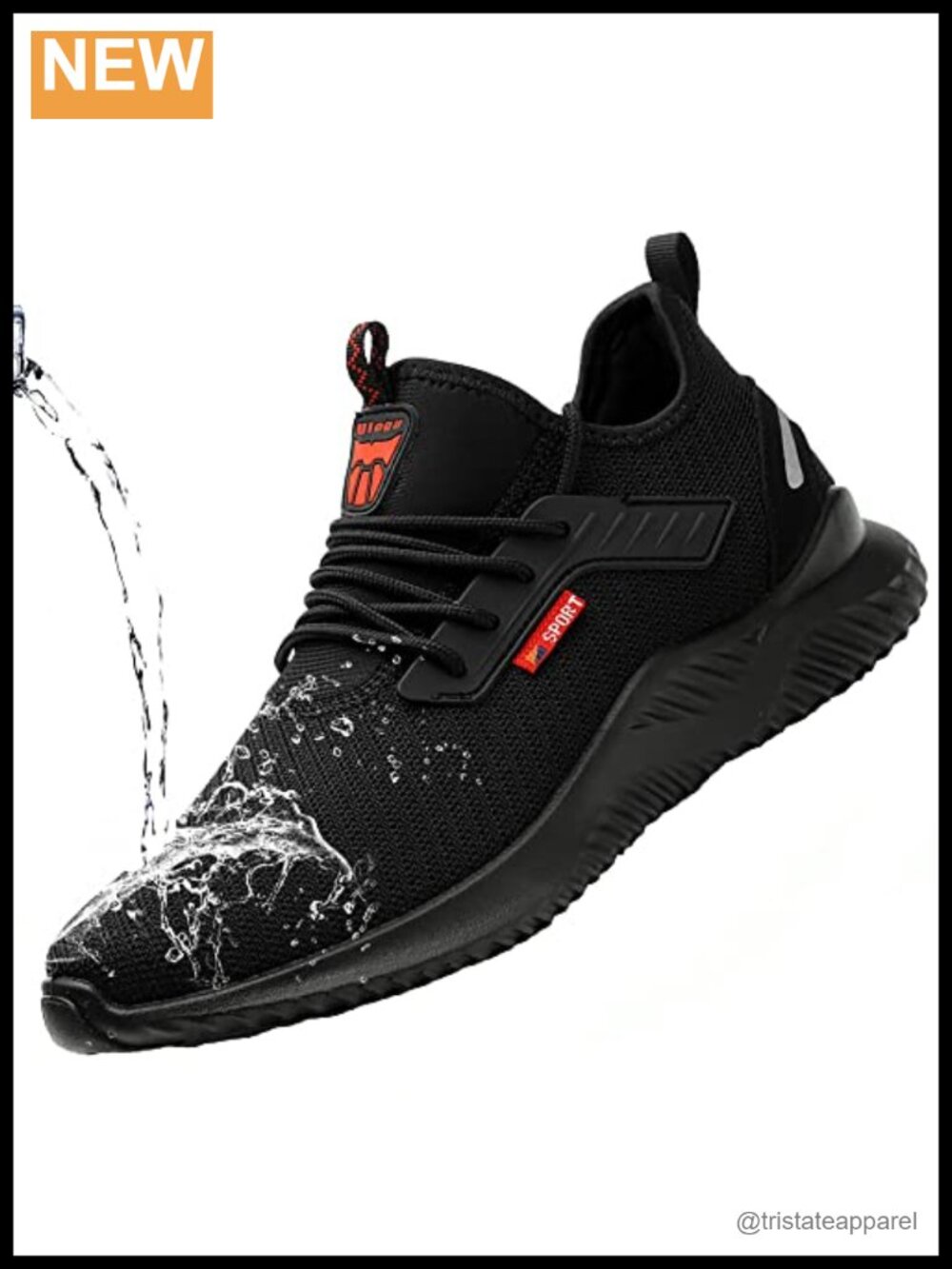 Steel Toe Waterproof Non Slip Safety Work Shoes Alloy Toe ASTM F2413
